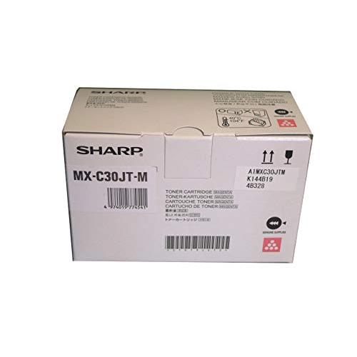 シャープ 複合機 MX-C300W 用 トナー (MX-C30JT-M) マゼンタ 国内純正品。
