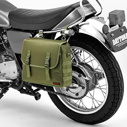 デイトナ ヘンリービギンズ バイク用 サイドバッグ 10L サドルバッグ DHS-24 グリーン 3...
