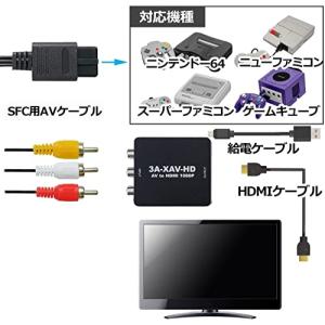 3Aカンパニー SFCケーブル+HDMI変換機...の詳細画像5