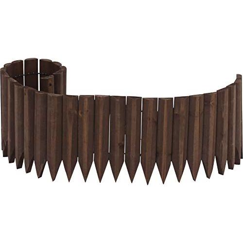 タカショー(Takasho) 花壇フェンス ガーデンエッジ ブラウン 20X100cm TKR-28...