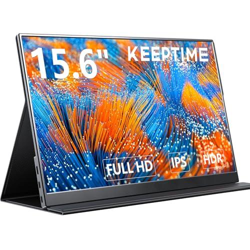 KEEPTIME モバイルモニター 15.6インチ 1920*1080 モバイルディスプレイ ポータ...