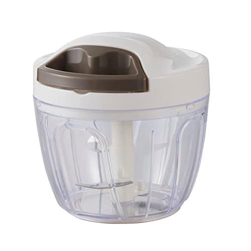 竹原製缶 みじん切り器 簡単みじん切りチョッパー Lサイズ 直径12.5×高さ13cm コンパクト ...