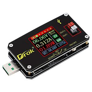 DROK USB降圧昇圧電圧コンバーター DC 3.5-15V から DC 0.6-30V 2A 15W 昇圧モジュール 5V 9V 12V 2