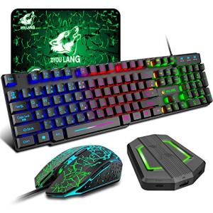 SteelSeries ゲーミングキーボード 有線 ハイブリッドメカニカル