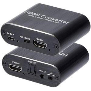 ELECOM（エレコム） 4K60Hz対応 HDMI 音声分離器 光デジタル/アナログ