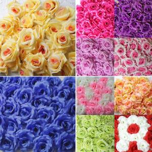バラの造花 8センチ 花のみ 30個セット 【オ...の商品画像