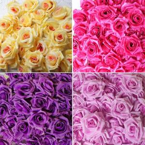 バラの造花 8センチ 花のみ 30個セット 【...の詳細画像1