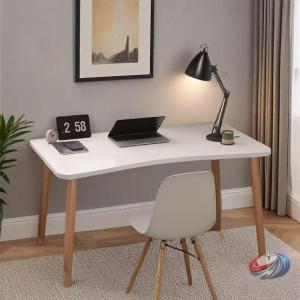 パソコンデスク 勉強机 白 黒 木製 机 リモートワーク用 ピークル ワークデスク 在宅勤務 北欧 作業台 簡単組み立てで省スペース 仕事も勉強もはかどる