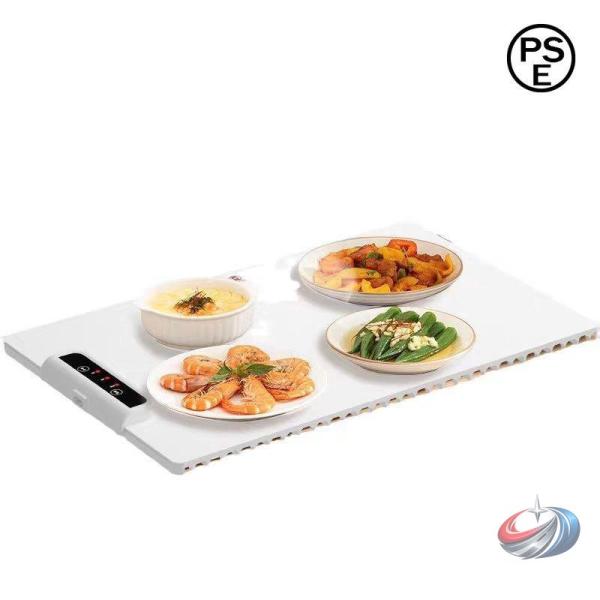 折りたたみフードウォーマー 保温プレート 3段階温度 ピークル 60/80/100℃ 食品保温トレイ...