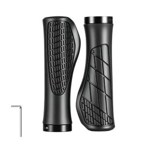 RuiMi 自転車ハンドルグリップ 滑り止めラバー 耐久性 握りやすい 内径 22.2mm マウンテンバイク・クロスバイク対応 取付簡単 マ