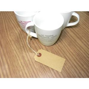 値札 無地 荷札スタイル下札 クラフト 大 50枚入り