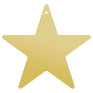 ササガワ 星型短冊 金