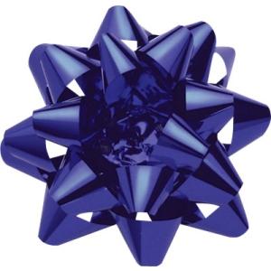 ササガワ スターボウ ホイルスター 紺 100個×1セット