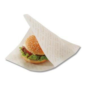 HEIKO バーガー袋 18 白無地 100枚...の詳細画像1