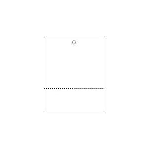 値札 タグカラー下札・提札 大 白 糸付 大人気のカラー下げ札