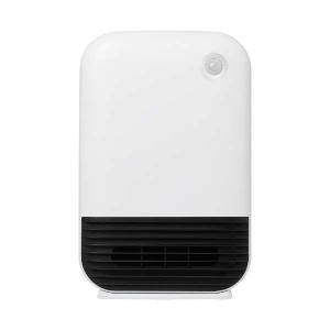 シィー ネットC:NET セラミックファンヒーター マイコン 大風量 人感センサー コンパクト ホワイト CDCJ602WH