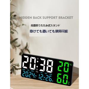 大型 壁掛け デジタル クロック 時計 掛け時...の詳細画像4