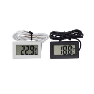 デジタル温度計 センサー 2個セット 防水 LCD 温度モニター 水槽 魚 水温計 管理 爬虫類 アクアリウム 冷蔵庫 冷凍庫 簡単 観葉植物 生き物 温度管理 dar-digisu