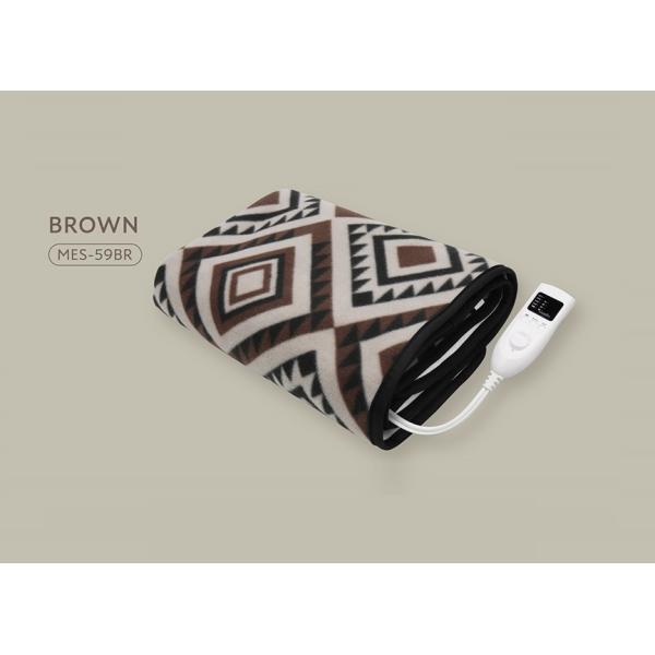 電気敷毛布 丸洗い可能 mes-59 br 140×80cm 敷きパッド あったか 暖かい 足元 ヒ...