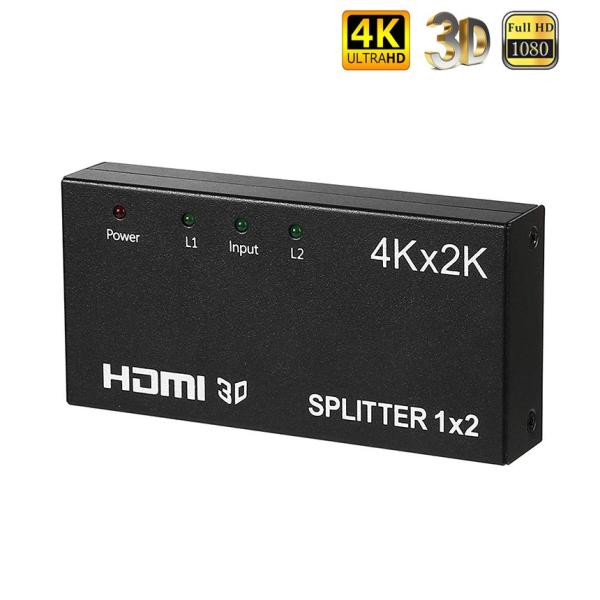 HDMI 分配器 2画面同時出力可能 4K 30Hz 2160P 1入力2出力 hdmiセレクター ...