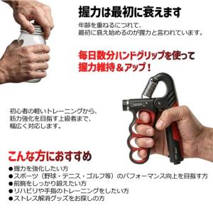 握力計 ハンド グリップ メーター 測定 負荷...の詳細画像2
