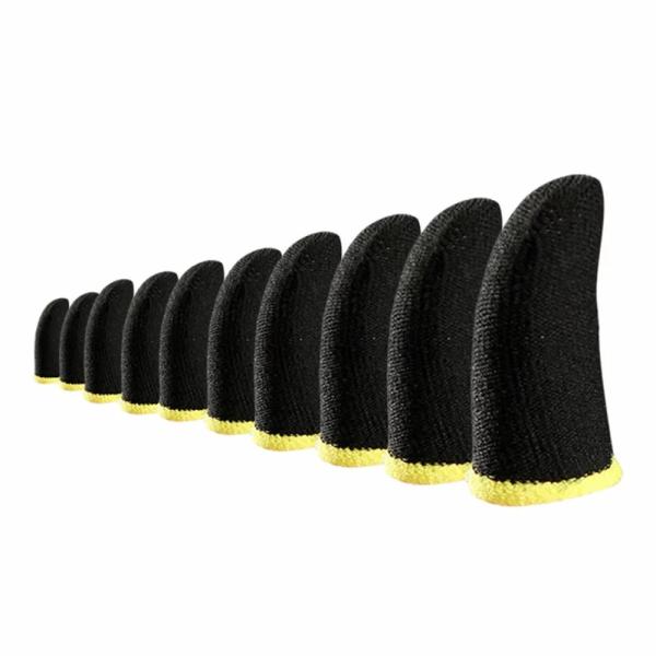 指サック 指10本分セット 荒野行動 スマホゲーム 手汗対策 超薄 指サック 操作性アップ 携帯ゲー...