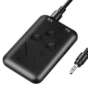 Bluetooth　トランスミッター 1台2役 レシーバー 送信 受信 無線　ワイヤレス スマホ テレビ　オーディオ 送信機 受信機 tecc-blutra02｜zakkayacom