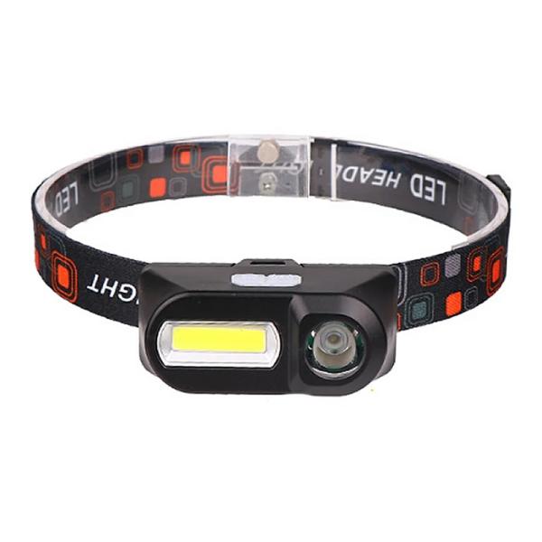 ヘッドライト 充電式 2IN1 高輝度　超強力 LED ヘッドランプ 釣り 登山 アウトドア キャン...