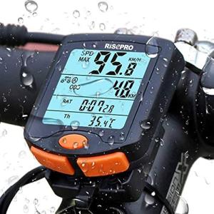 自転車 スピードメーター サイクル 無線 ワイ...の詳細画像1