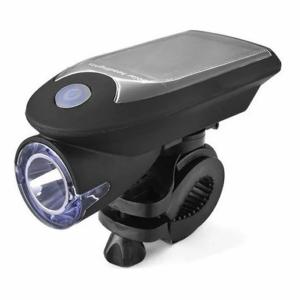 自転車 高輝度　ソーラー 充電式　LED ライト 4モード搭載 防水仕様 取付簡単 USB  防犯 安全　夜間tecc-jidenlight03｜zakkayacom