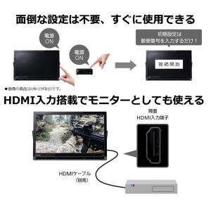 ポータブル液晶テレビ UN-19F10-K ブ...の詳細画像1