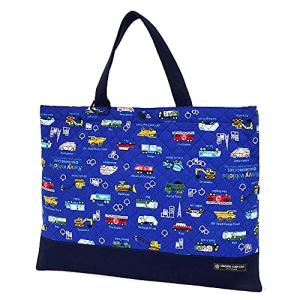 レッスンバッグ 絵本袋 手さげ おけいこバッグ アクセル全開はたらく車 N0233300