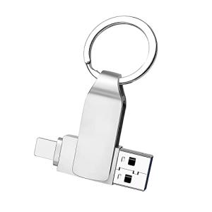携帯電話用USBフラッシュドライブ USB 3.0ポート付きOTGメモリスティック タブレット/ PC / Mac /ラップトップ用の耐久性のあるメタ