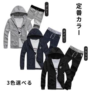 ジャージセットアップ メンズ 上下セット スポ...の詳細画像5