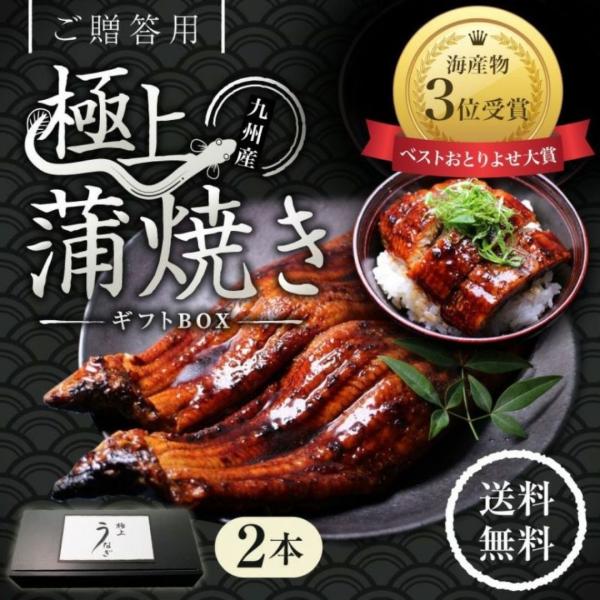 父の日 ギフト 特大 うなぎ 蒲焼 (185g〜215g）×2本 早割 送料無料 国産 高級 冷凍便...