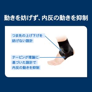 足首サポーター サッカー フットサル 固定 薄...の詳細画像5
