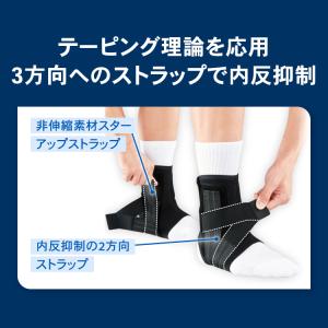 足首サポーター 固定 内反抑制 ストラップ 捻...の詳細画像5