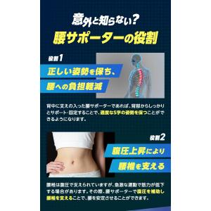 腰サポーター ザムスト 腰ベルト コルセット ...の詳細画像4
