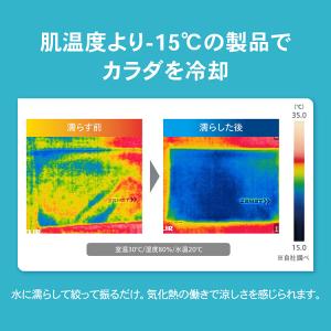 クーリングタオル 冷感タオル 熱中症 対策 暑...の詳細画像3