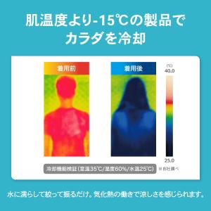 冷感ポンチョ 暑さ対策 熱中症 対策 UV99...の詳細画像5