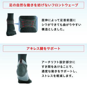 ザムスト HA-1ショート ZAMST ソック...の詳細画像3