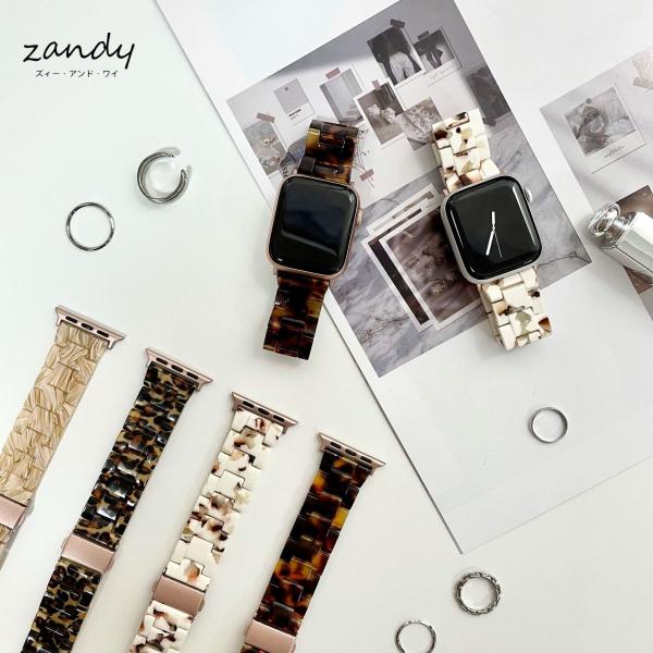 アップルウォッチ バンド 柄 ベルト 樹脂バンド Apple Watch series7 SE 6 ...