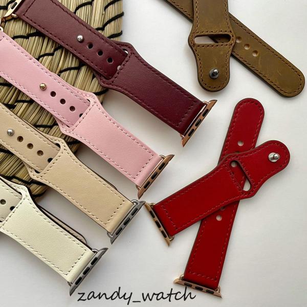 アップルウォッチ バンド レザー ベルト 本革 Apple Watch series8 7 SE 6...