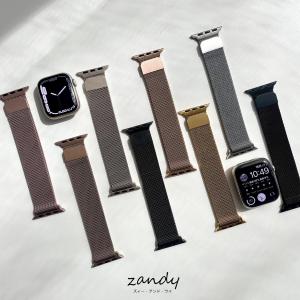 アップルウォッチ バンド ミラネーゼループ ベルト ステンレス Apple Watch series7 SE 6 5 4 3 2 1 おしゃれ 38mm 40mm 41mm 42mm 44mm 45mm マグネット