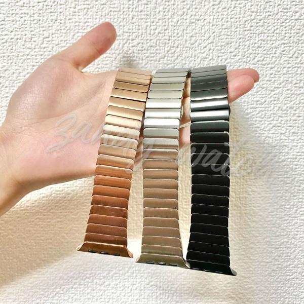 アップルウォッチ バンド ステンレス ベルト Apple Watch series7 SE 6 5 ...