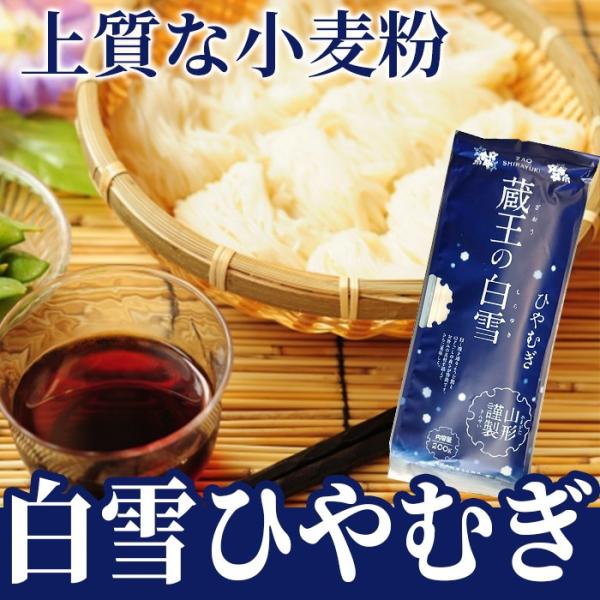 ひやむぎ 白雪ひやむぎ 1箱30人前 (2人前×15袋）でんぷん入り うどん ツルツル のどごし