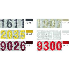 1円・ネーム刺繍加工 (左胸1行限定)の詳細画像5