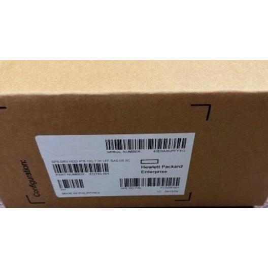 HPE MB4000JVYZQ 872745-001 872487-B21 4TB 7.2K RPM...