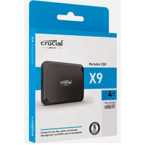【3年保証】Crucial - X9 4TB External USB-C SSD - Black