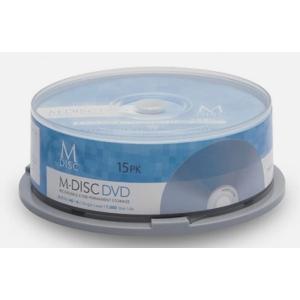 15枚パック ミレニアータ M-Disc DVD 4.7GB 4倍速HD 1000年永久記録可能ディ...
